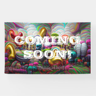 Coming Soon Vinyl Banner 3' x 5' Banner