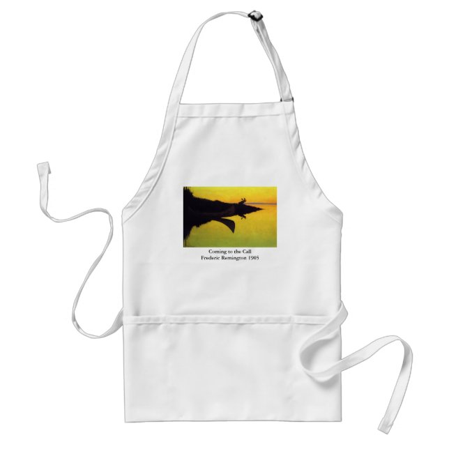 Coming to the Call ~ Frederic Remington Standard Apron (Front)