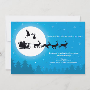 Coming to Town Christmas Pregnancy Announcement