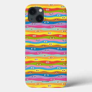 Coming Together Eyes Pattern iPhone 13 Case