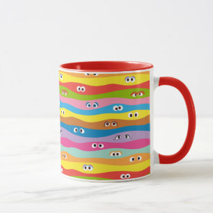 Coming Together Eyes Pattern Mug