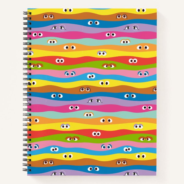 Coming Together Eyes Pattern Notebook (Front)