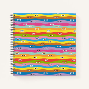 Coming Together Eyes Pattern Notebook