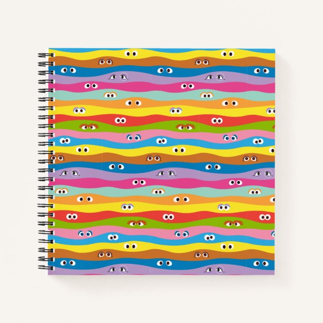 Coming Together Eyes Pattern Notebook (Front)