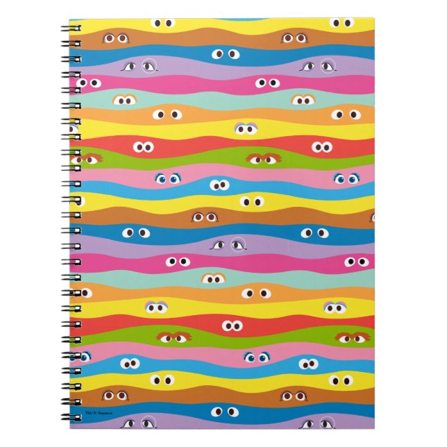 Coming Together Eyes Pattern Notebook (Front)