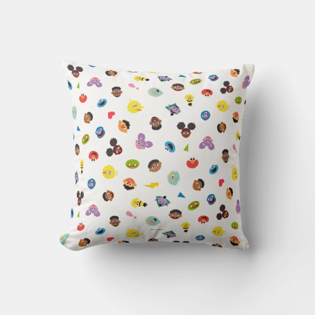 Coming Together Faces Pattern Cushion (Front)