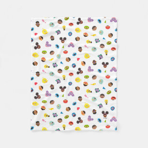 Coming Together Faces Pattern Fleece Blanket