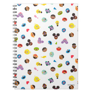 Coming Together Faces Pattern Notebook