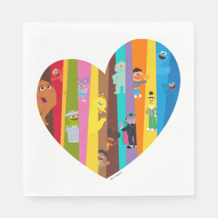 Coming Together Heart Napkin
