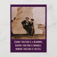 Coming together is a beginning; keeping together..