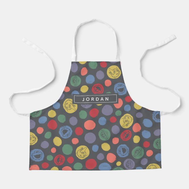 Coming Together Polka Dot Pattern Apron (Front)