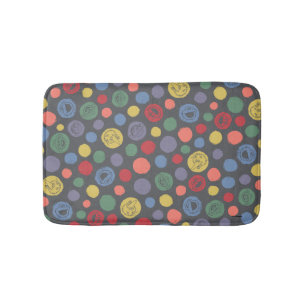 Coming Together Polka Dot Pattern Bath Mat