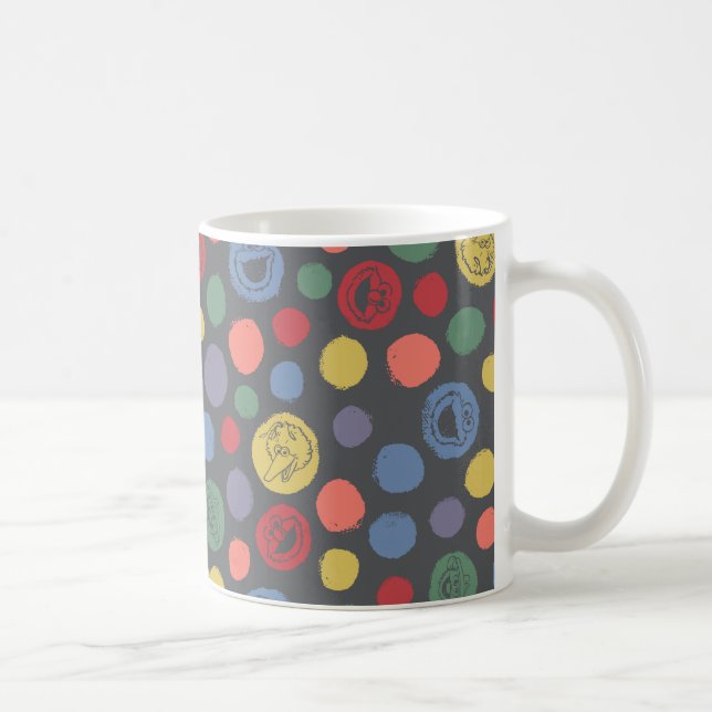 Coming Together Polka Dot Pattern Coffee Mug (Right)