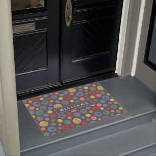 Coming Together Polka Dot Pattern Doormat