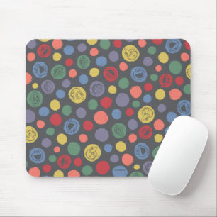 Coming Together Polka Dot Pattern Mouse Mat