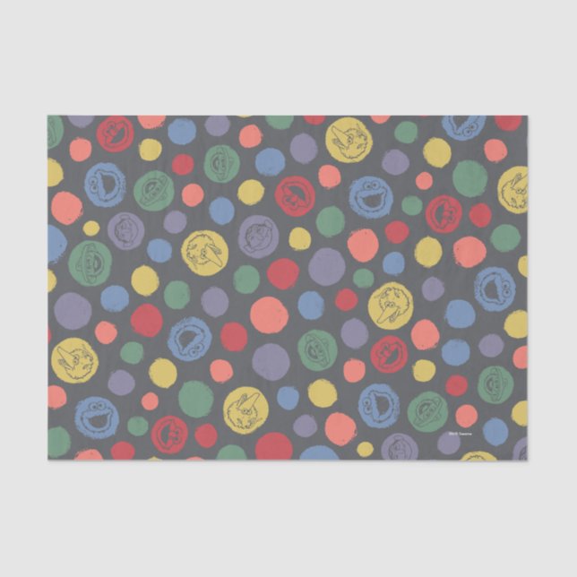 Coming Together Polka Dot Pattern Tissue Paper (Front)