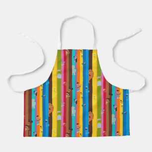 Coming Together Stripe Pattern Apron