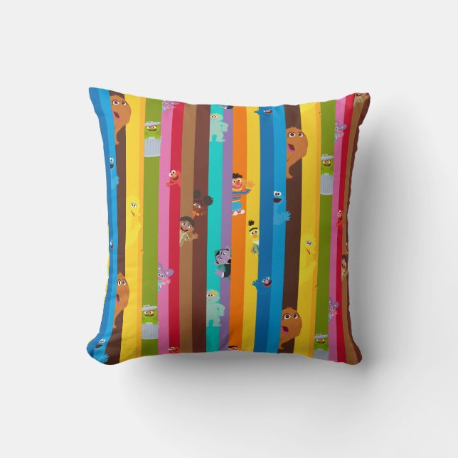 Coming Together Stripe Pattern Cushion (Front)