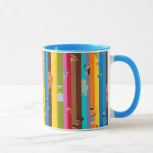 Coming Together Stripe Pattern Mug