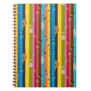 Coming Together Stripe Pattern Notebook