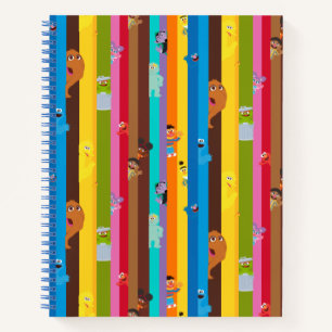 Coming Together Stripe Pattern Notebook