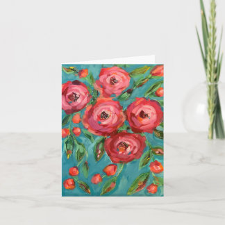 Coming Up Roses Card