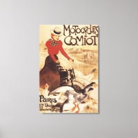 Comiot Motocycles Woman and Geese Promo Poster