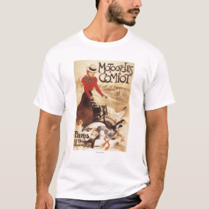 Comiot Motocycles Woman and Geese Promo Poster T-Shirt