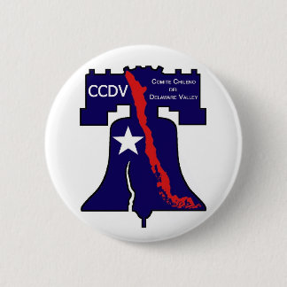 Comite Chileno del Delaware Valley - DDCV 6 Cm Round Badge