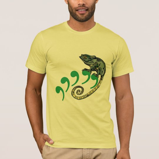 Comma Chameleon Lemon American Apparel Tee