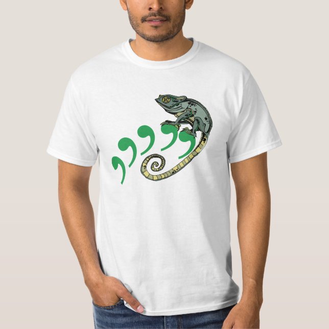 Comma Chameleon T-Shirt (Front)
