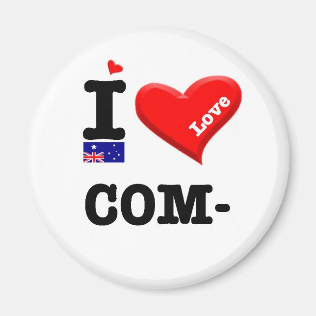 COMMA - I Love Magnet (Front)