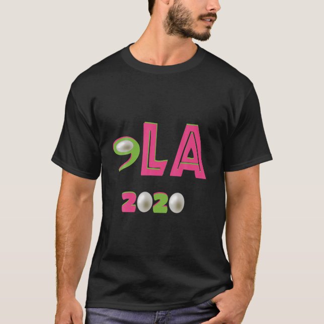 Comma LA 2020 Funny AKA 2020 Vote Joe Biden Kamala T-Shirt (Front)