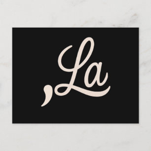 Comma La 2024 For President Election Funny Kamala Postcard