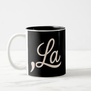 Comma La 2024 For President Election Funny Kamala Two-Tone Coffee Mug