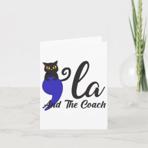 Comma La And The Coach Harris Cat Tim Wheimer Coac Card