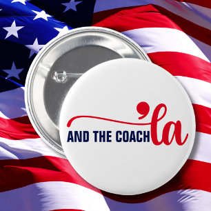 Comma la & Coach Kamala Harris Coach 6 Cm Round Badge