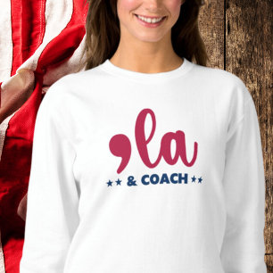 Comma la & Coach-Kamala Harris Tim Walz Women's Sweatshirt