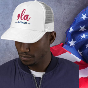 Comma la & Coach-Kamala Harris  Trucker Hat