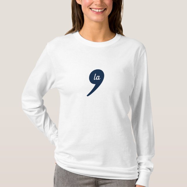 Comma-LA for Kamala Harris T-Shirt (Front)
