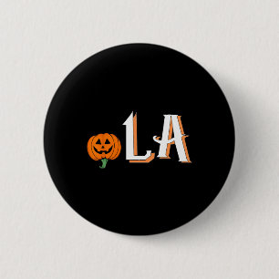 Comma La Funny Kamala Harris 2024 Halloween Pumpki 6 Cm Round Badge
