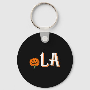 Comma La Funny Kamala Harris 2024 Halloween Pumpki Key Ring