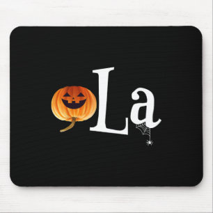 Comma La Funny Kamala Harris Halloween Pumpkin Men Mouse Mat