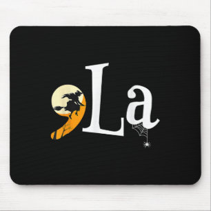 Comma La Funny Kamala Harris Halloween Pumpkin Mouse Mat