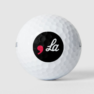Comma La Funny Punctuation Kamala Harris Golf Balls