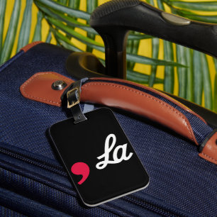 Comma La Funny Punctuation Kamala Harris Luggage Tag