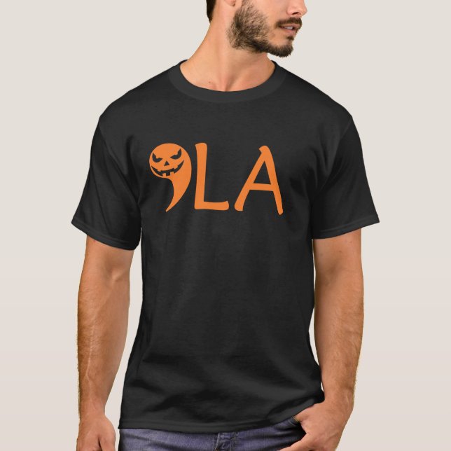 Comma La Halloween 2024 Kamala Harris Halloween Pu T-Shirt (Front)