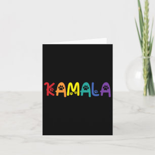 Comma La Harris Funny Cat Lettering Lgbt Rainbow F Card