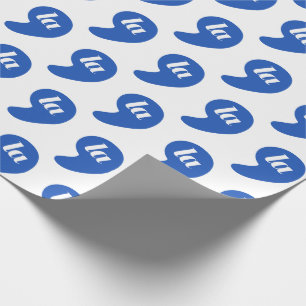 Comma La - Kamala Blue Wrapping Paper