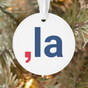 Comma La kamala funny pronunciation patriotic Ornament